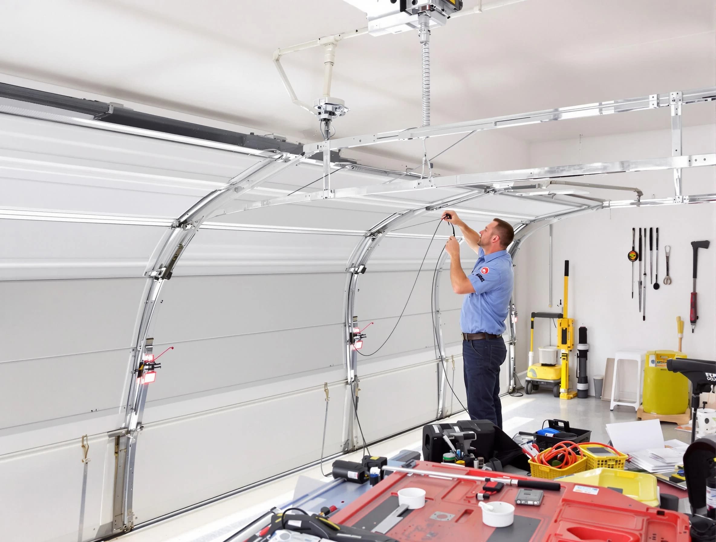 Garage door cable repair service by Millersville Garage Door Repair in Millersville