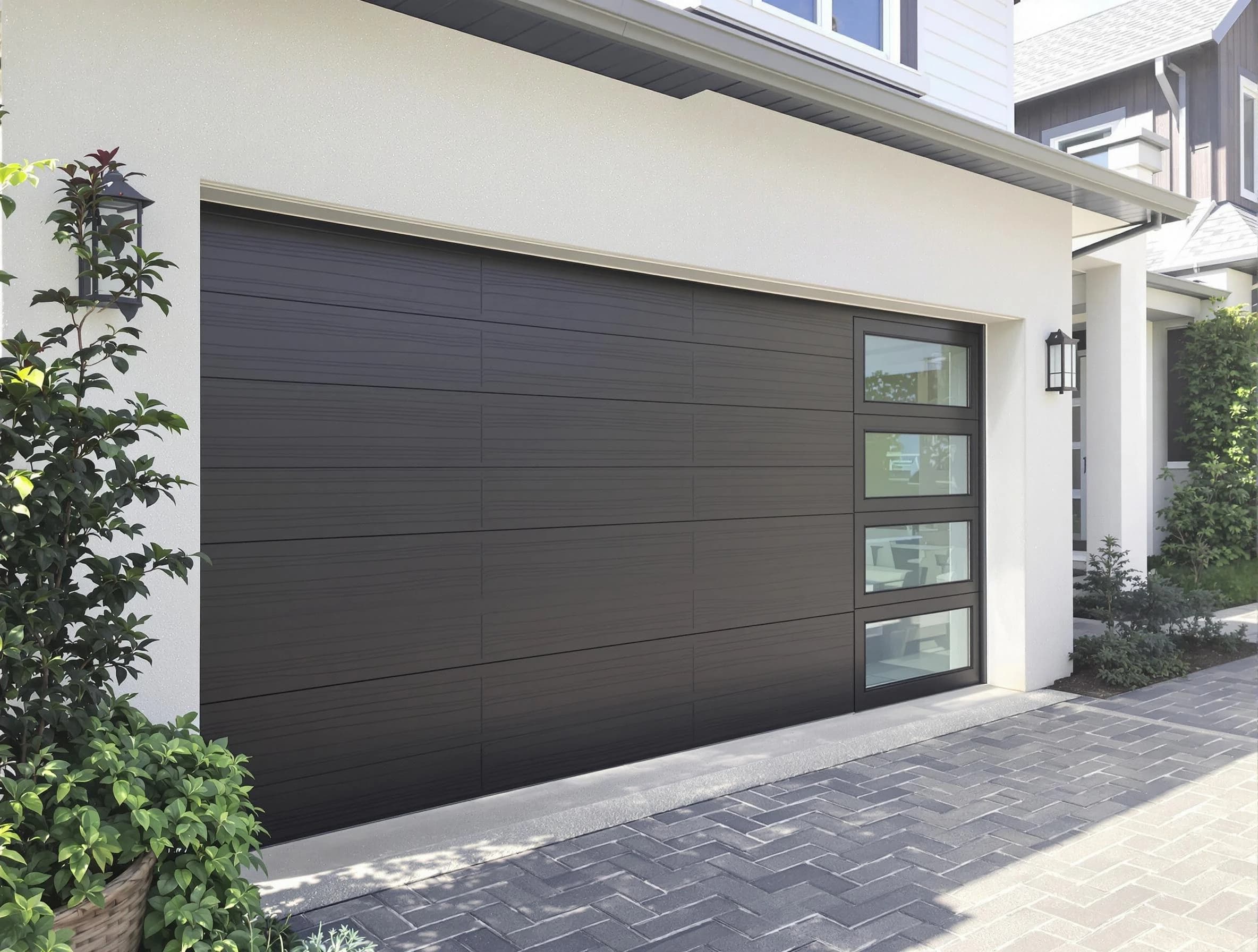 Custom garage door installation by Millersville Garage Door Repair in Millersville