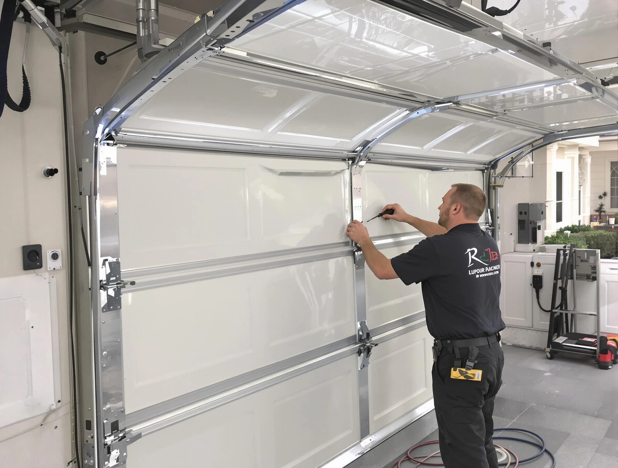 Millersville Garage Door Repair professional performing panel repair in Millersville