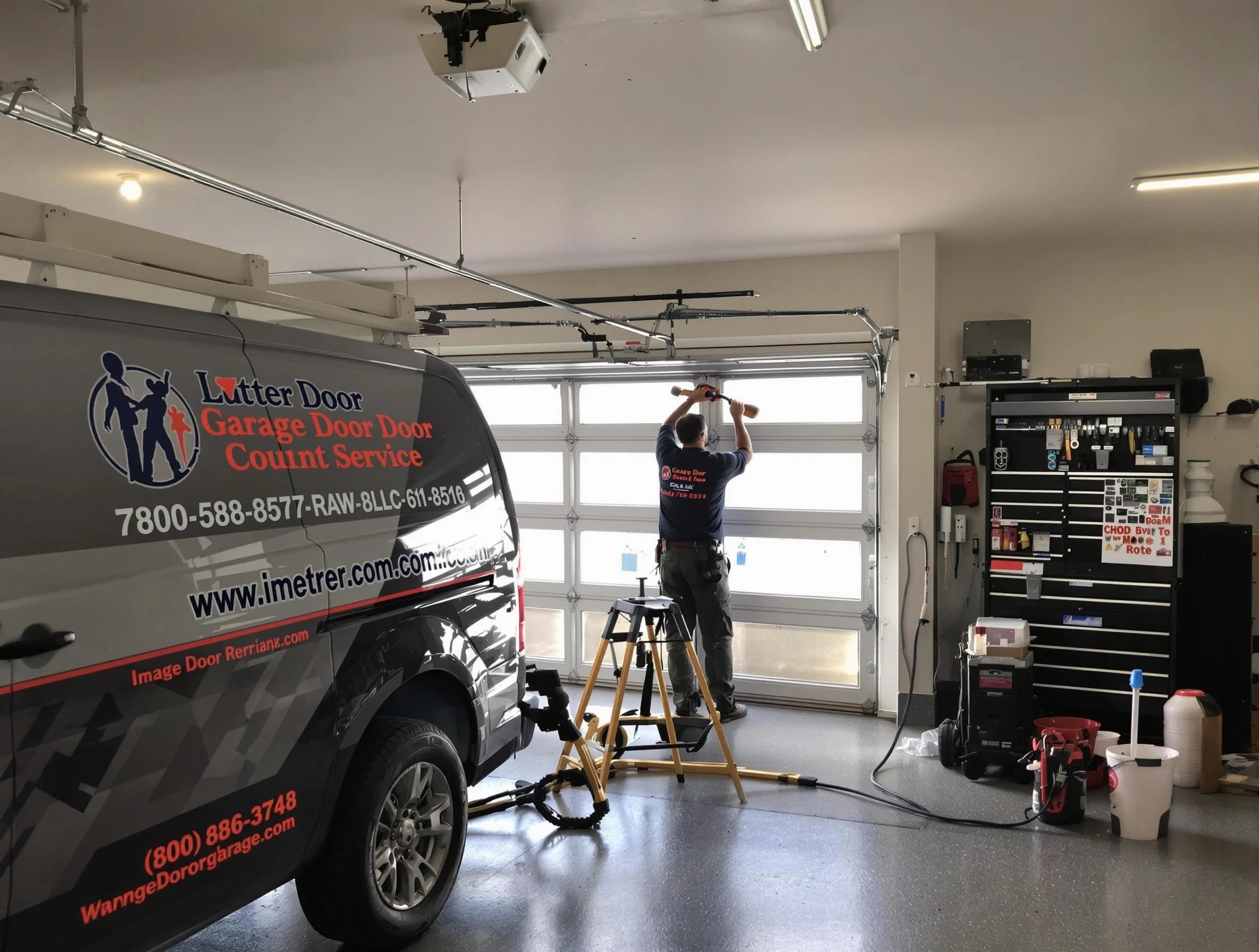 Millersville Garage Door Repair rapid response team performing same-day repair in Millersville