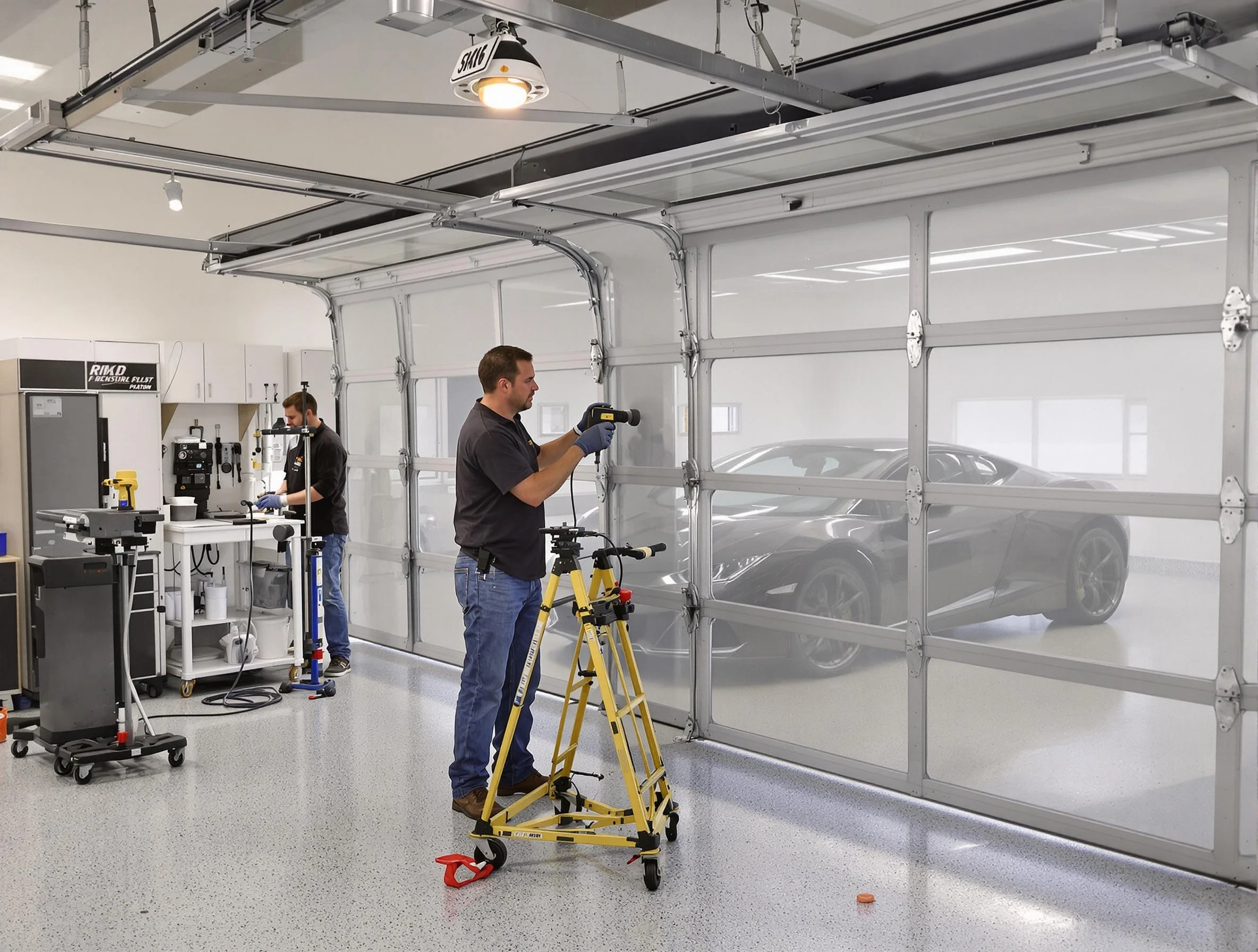 Garage Door Dents Repair in Millersville