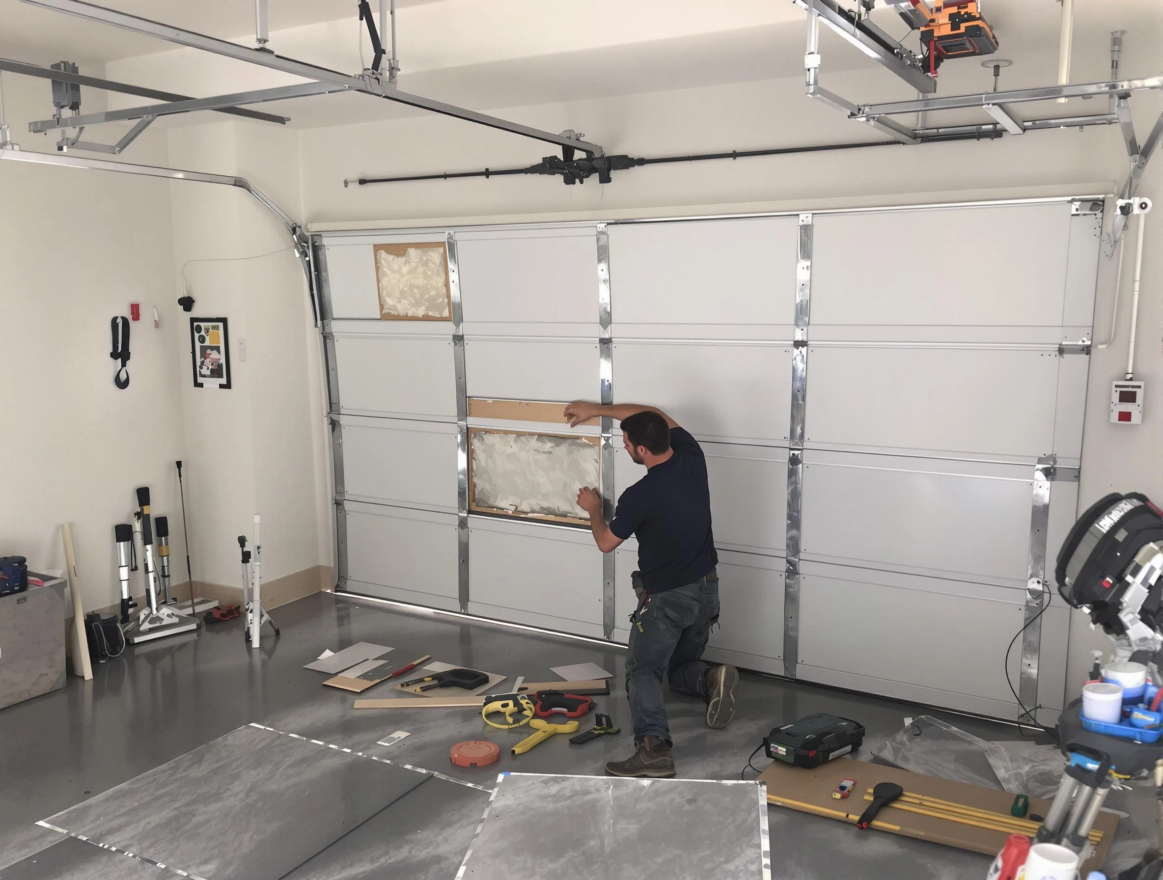 Garage Door Panel Repair in Millersville