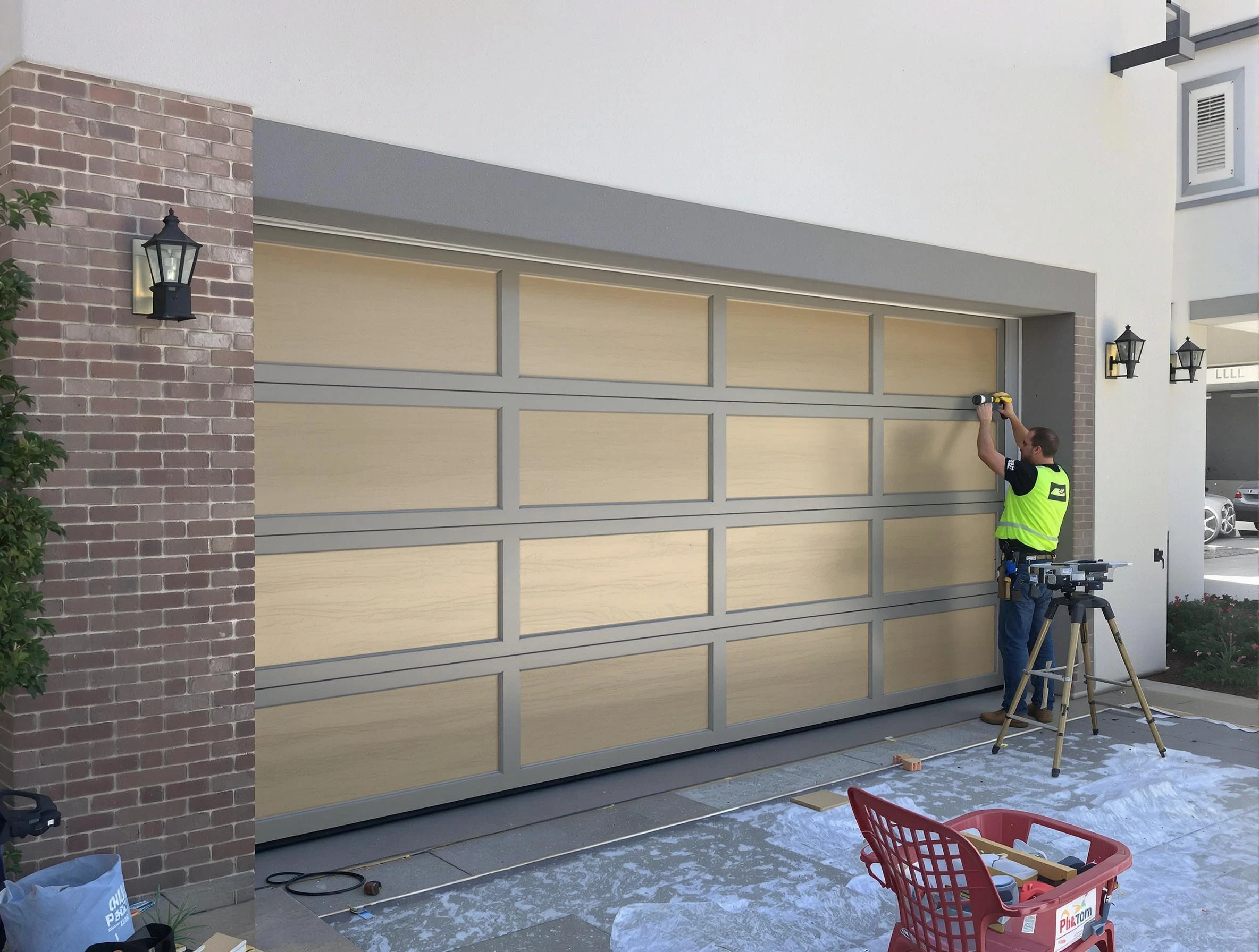 Garage door replacement service by Millersville Garage Door Repair in Millersville