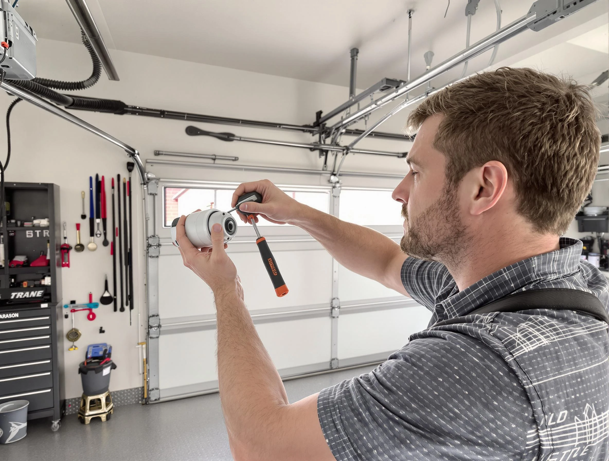 Garage door opener repair service by Millersville Garage Door Repair in Millersville