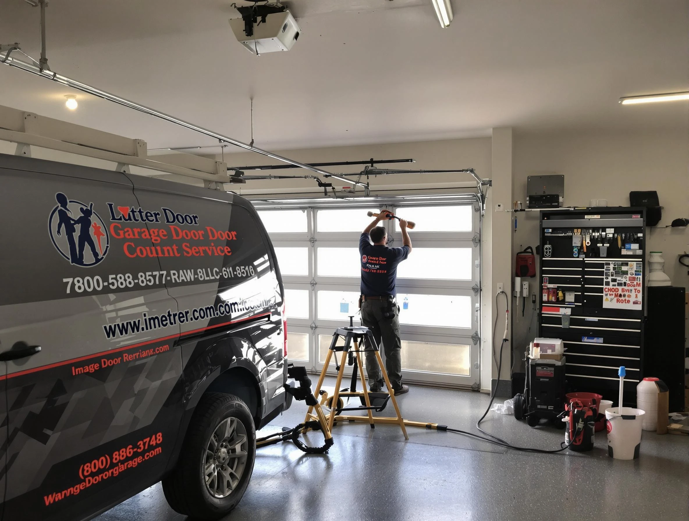 Millersville Garage Door Repair rapid response team performing same-day repair in Millersville